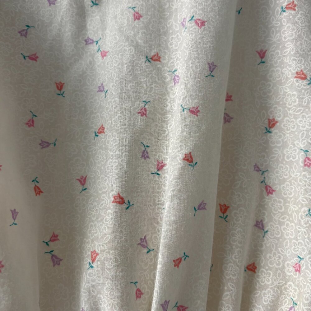 Vintage Tara New York cotton blend floral print demure dressing gown size small - Picture 2 of 7